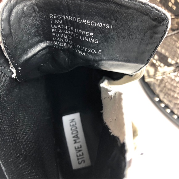 Steve Madden leather “Recharge” ankle boots - Picture 7 of 8